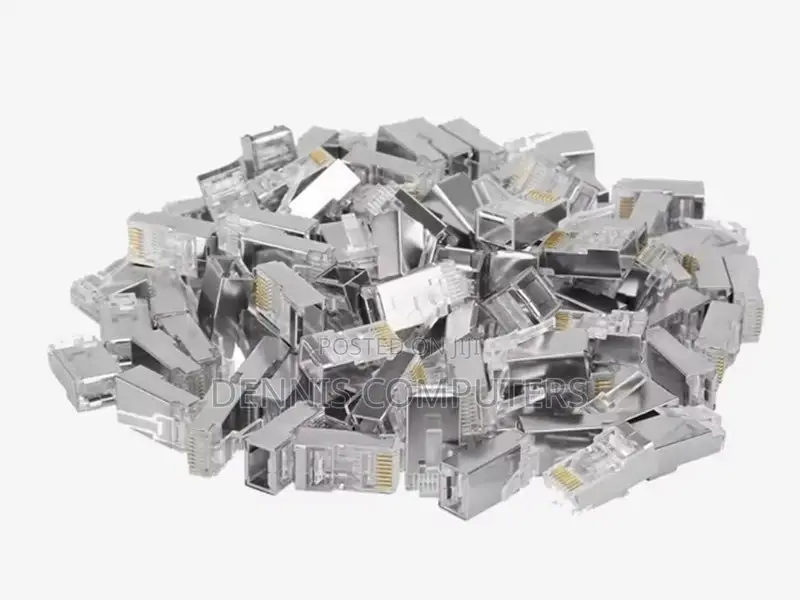 Cat 6 Rj45 Metallic Connectors 1000pcs