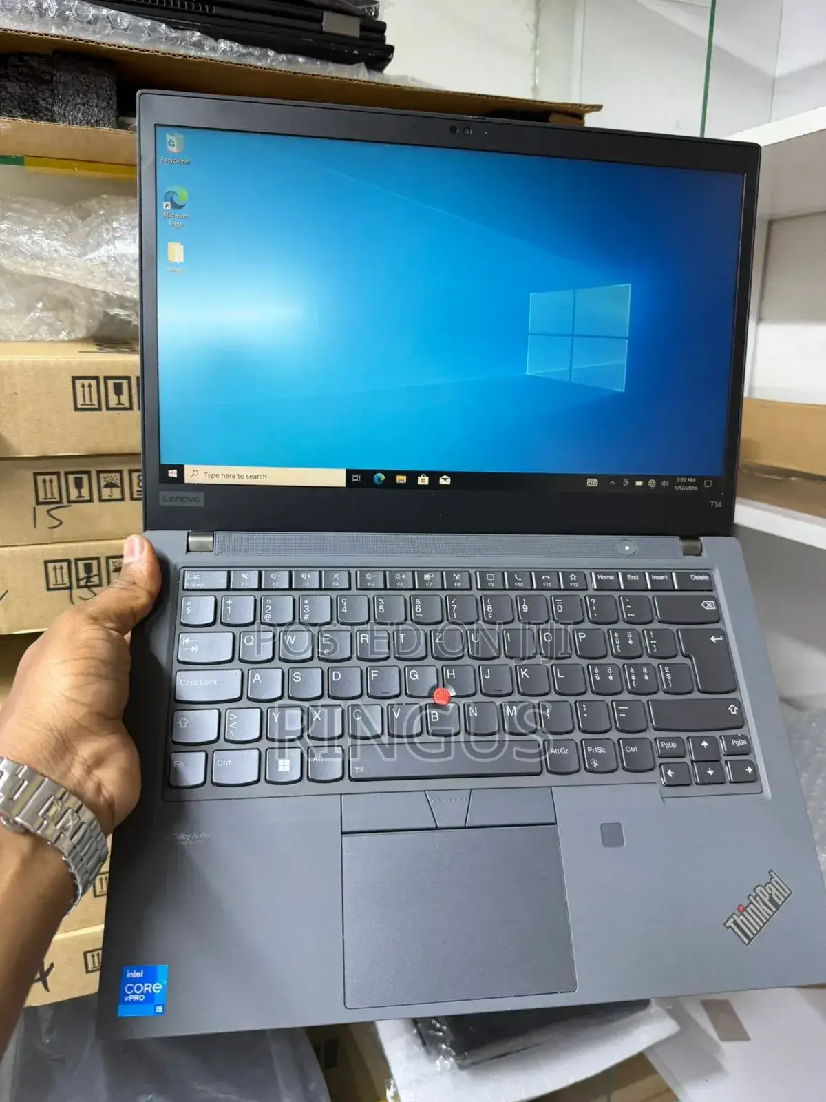 New Laptop Lenovo ThinkPad T14 G2 16GB Intel Core I5 SSD 256GB