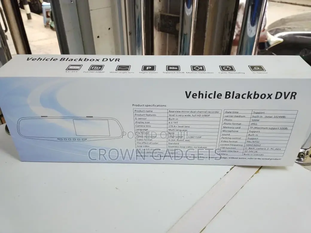 Rearview Mirror Dash Cam DVR