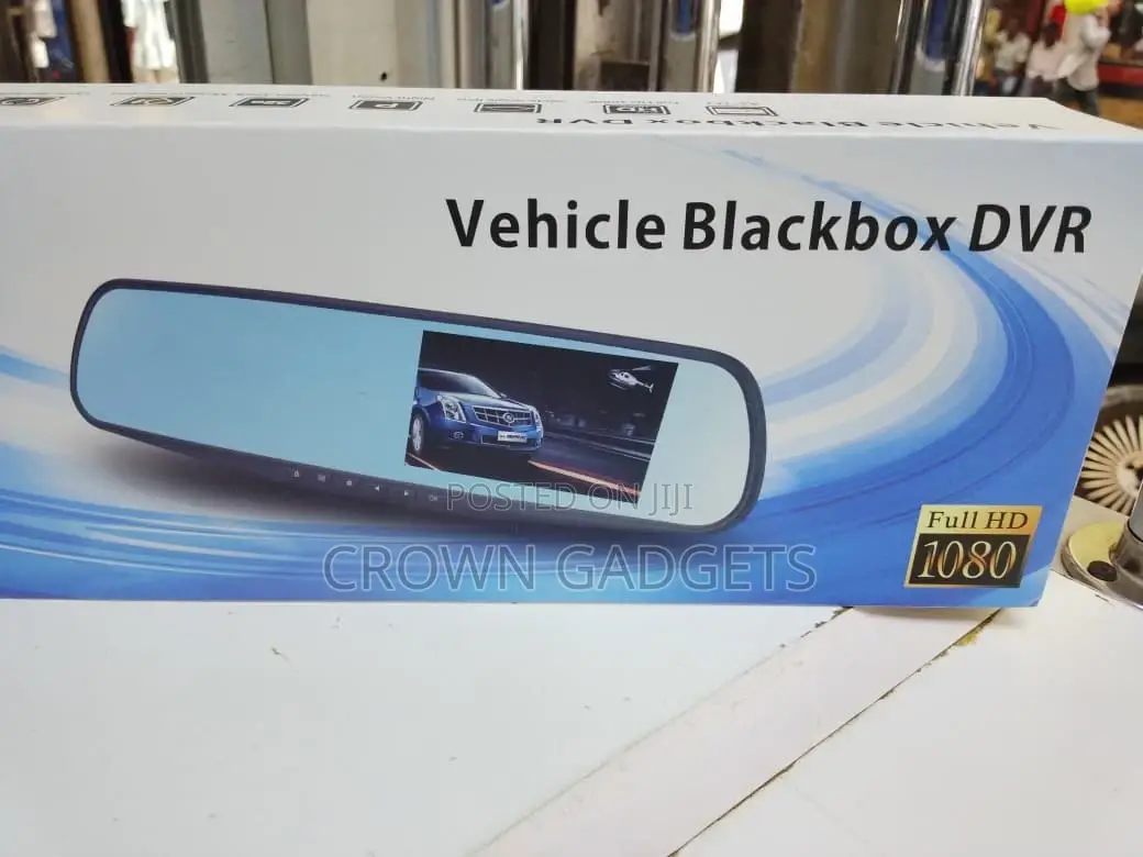 Vehicle DVR Mirror Dash Camera With G-Sensor