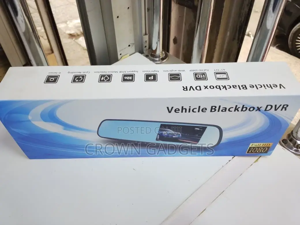 Vehicle Blackbox DVR Rearview Mirror Dash Camera