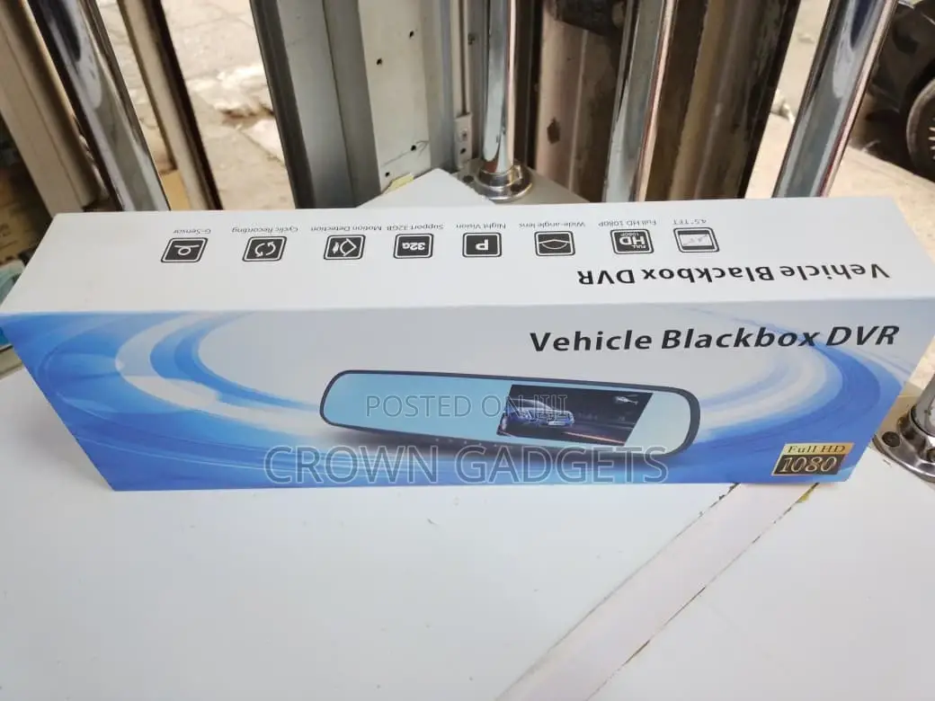 Dual Camera Rearview Mirror Dash Cam