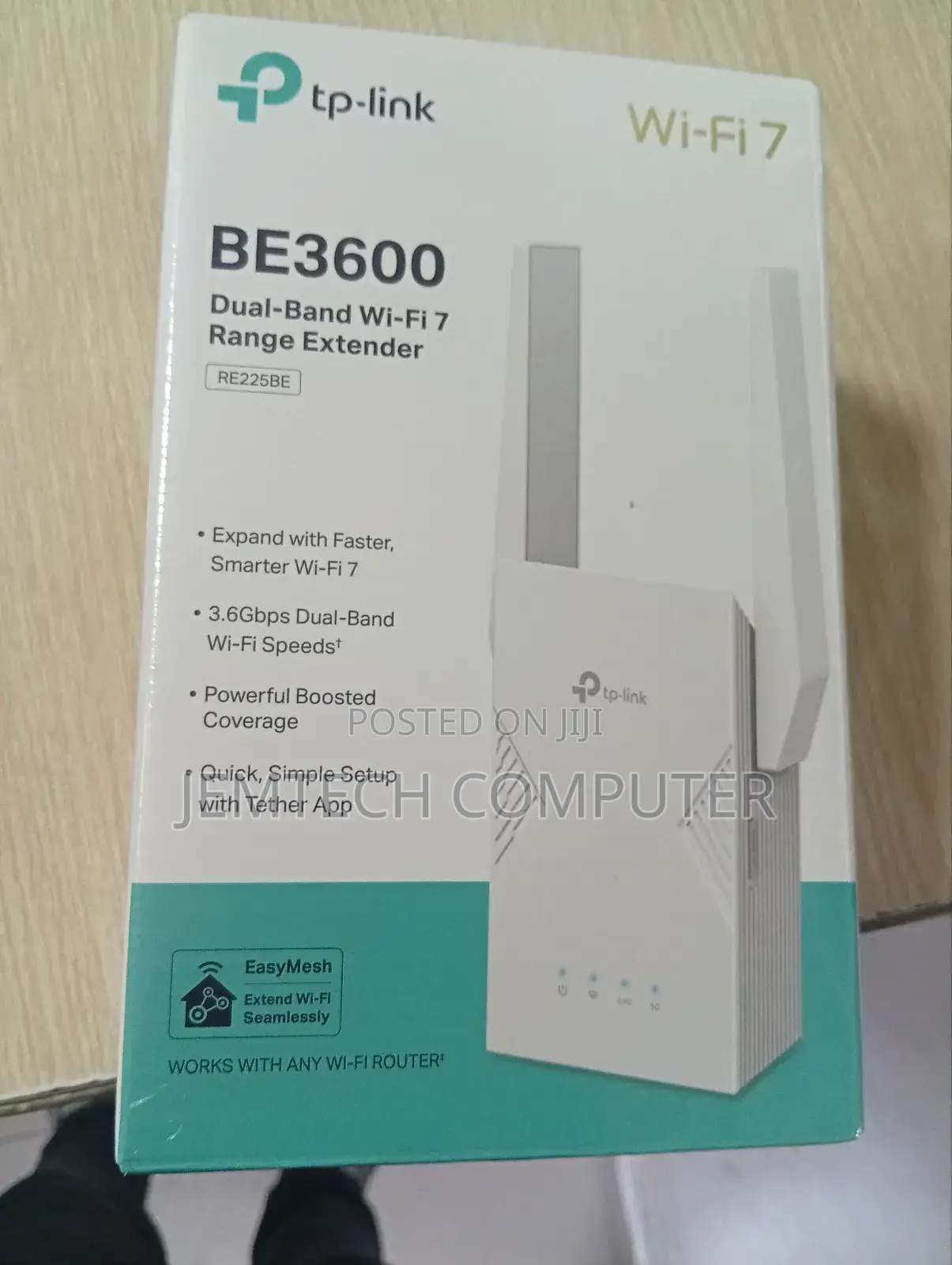 Tp-Link Be3600 Dual-Band Wi-Fi 7 Range Extender - Tl-Re225be