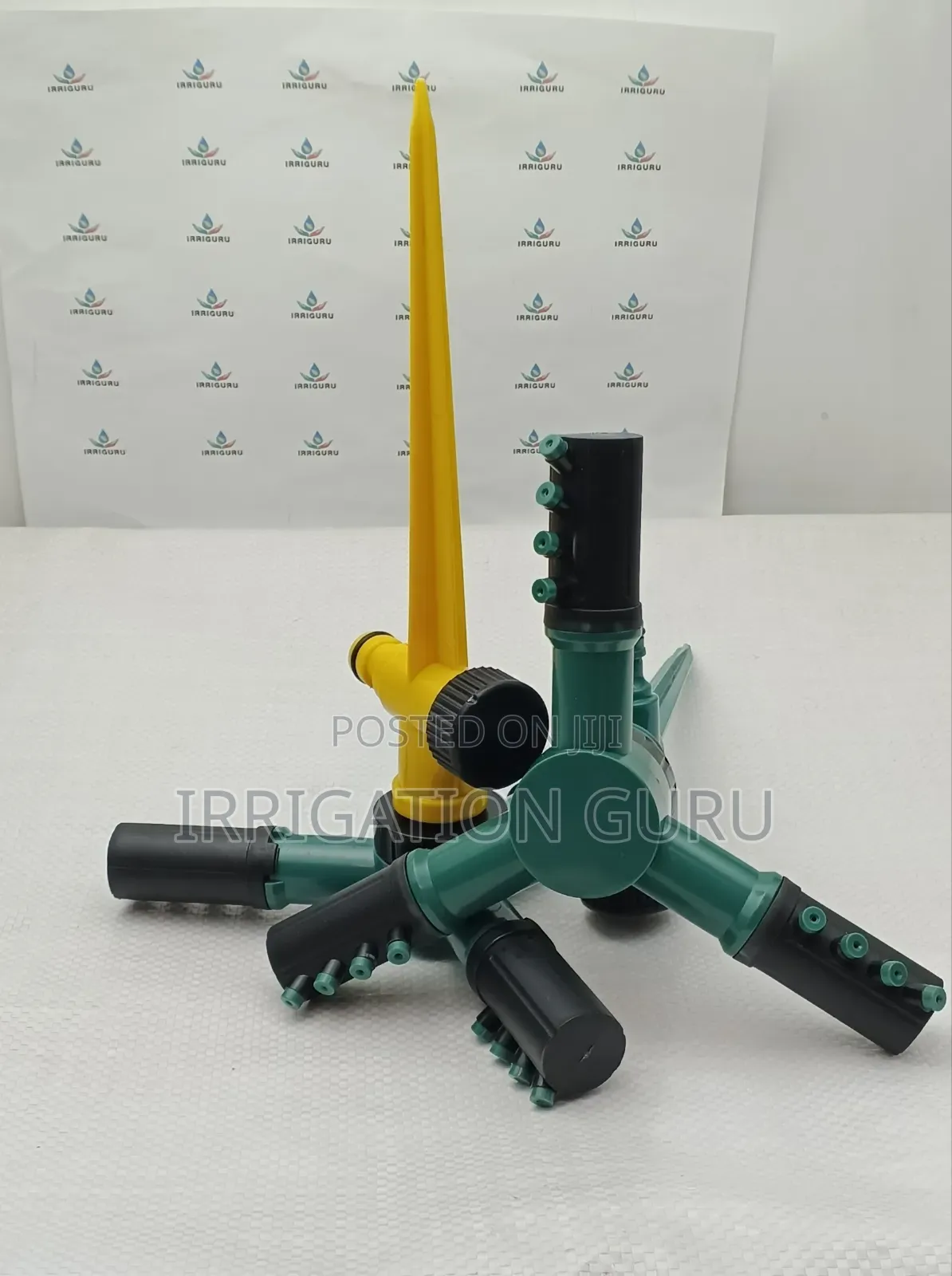 Yellow and Green Sprinkler