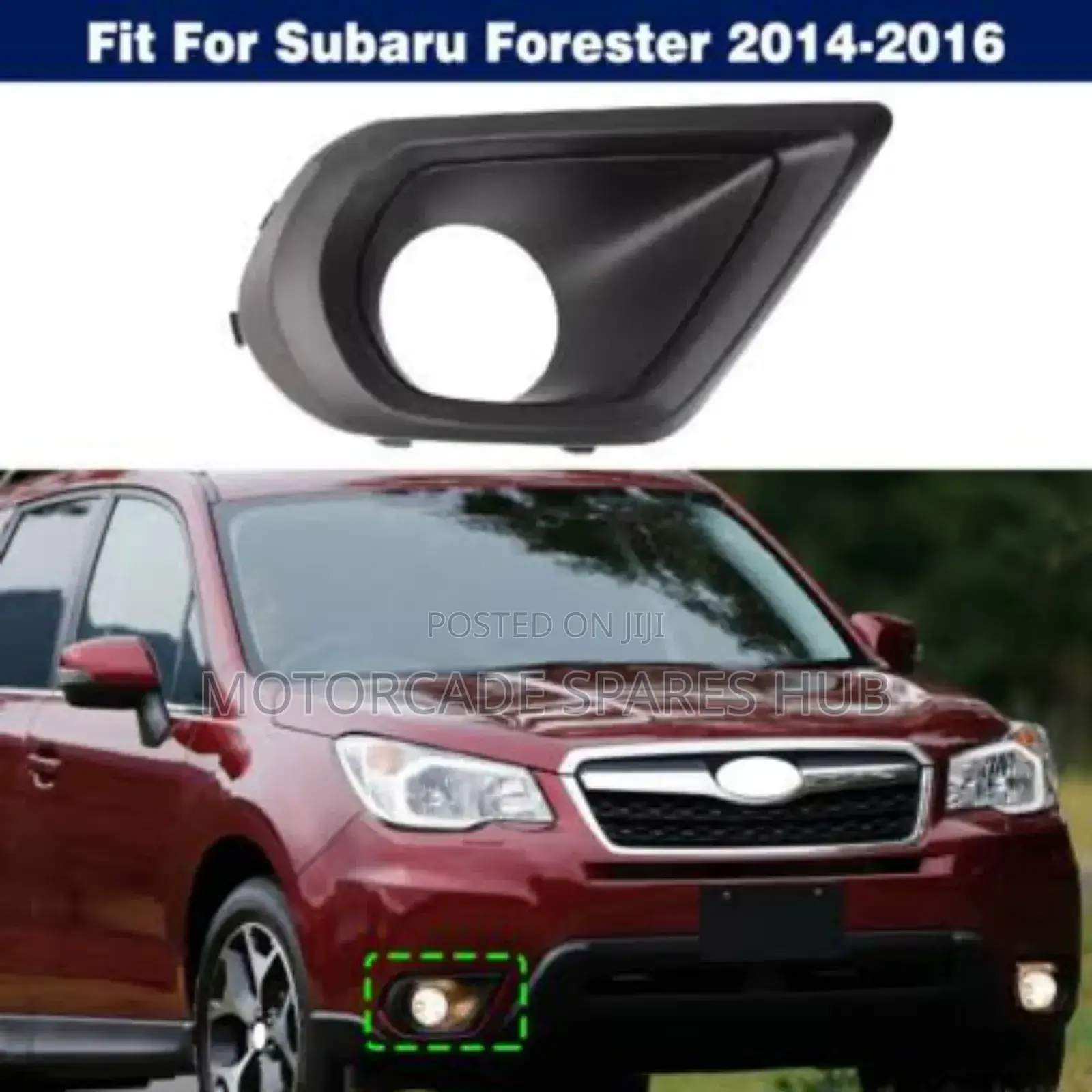 Subaru Forester 2014 Sj5 Fog Light Bumper Cover