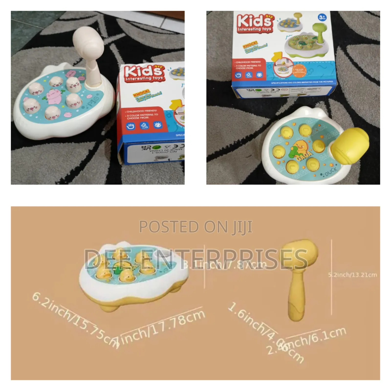 Whack-a-Mole Kids Educational Toy Set