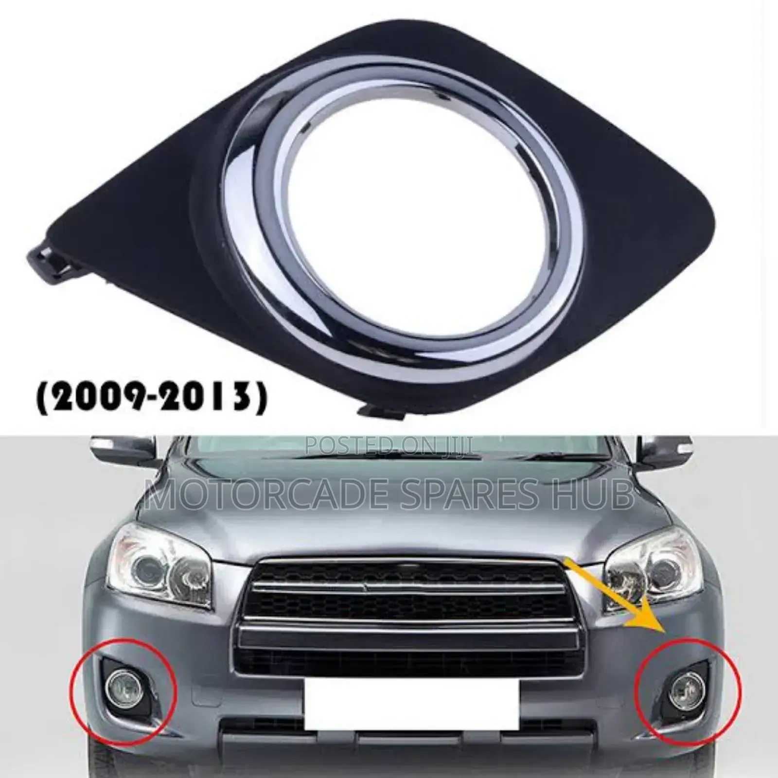 Toyota Rav4 2009-2012 Fog Light Cover
