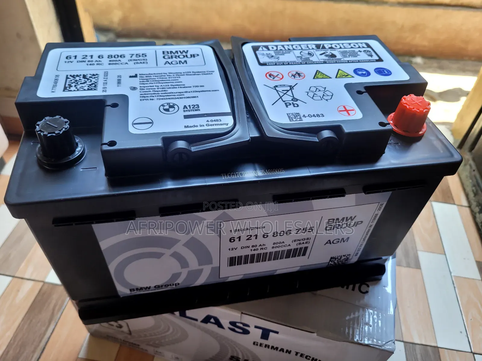 BMW Oem Din 80 Agm Car Battery Maintenance Free