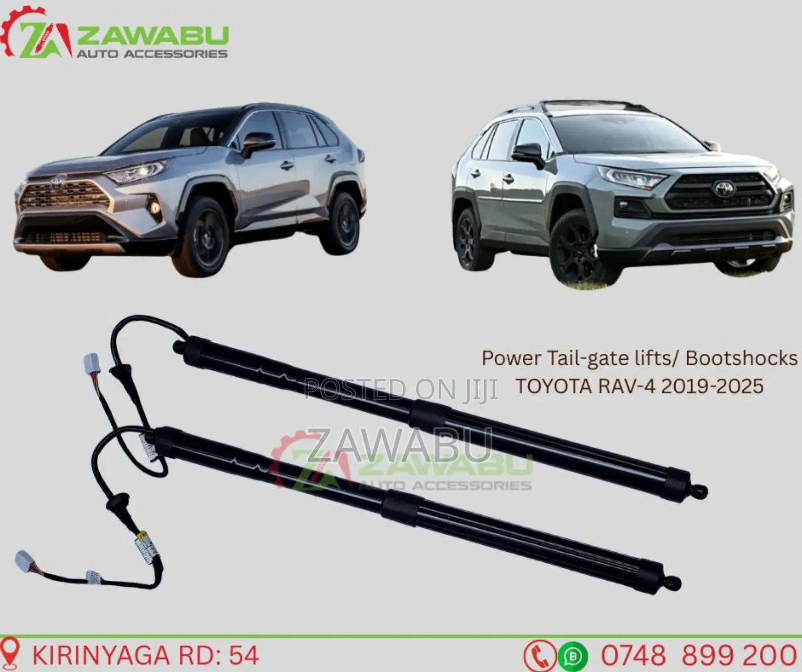 Electric Bootshocks Toyota Rav4 2019-2025
