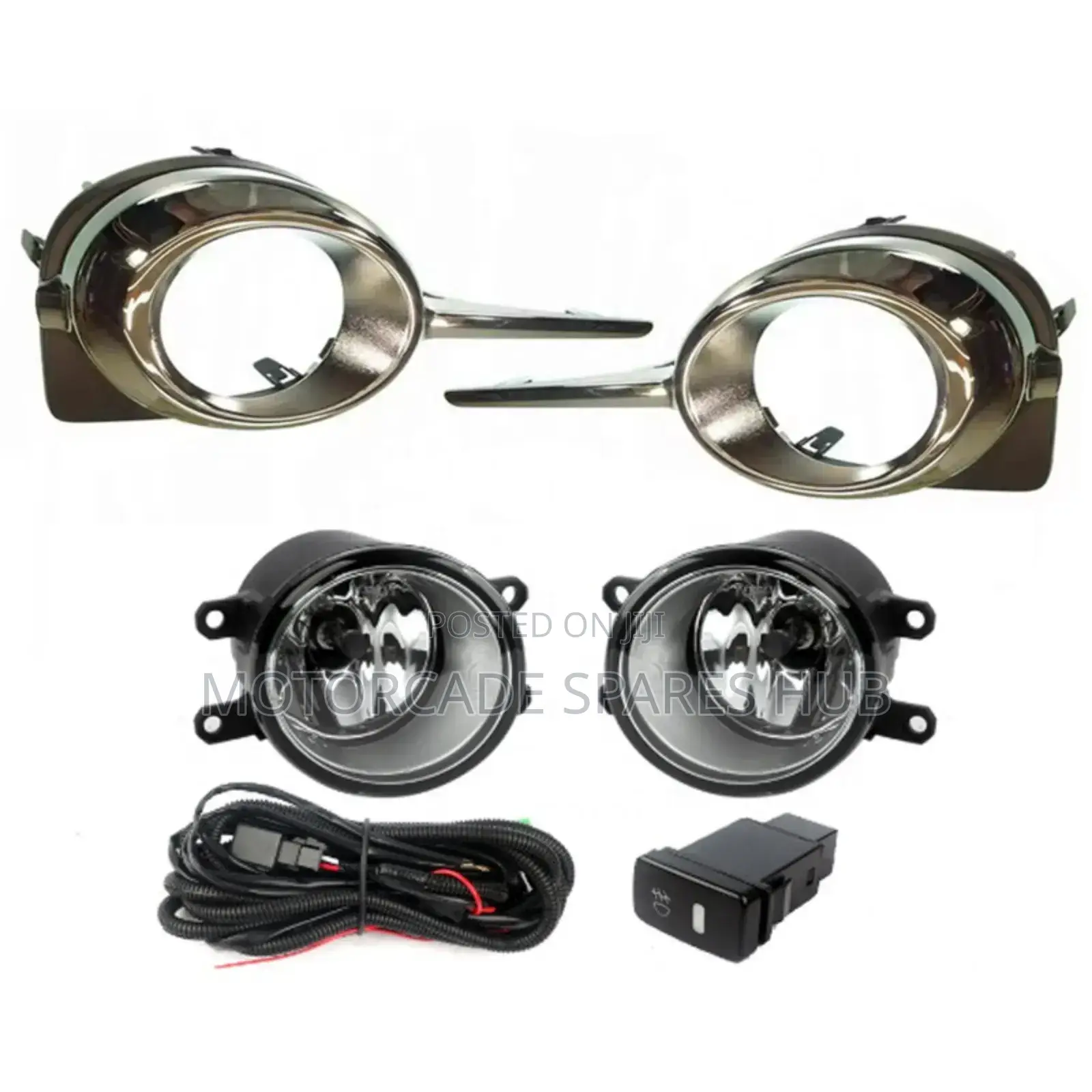 Toyota Vanguard Fog Lights With Covers Set