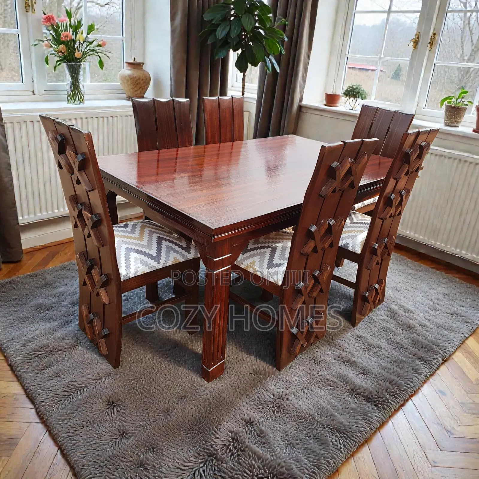 Dining Set a Smooth Finish Dining Set 6 Seats