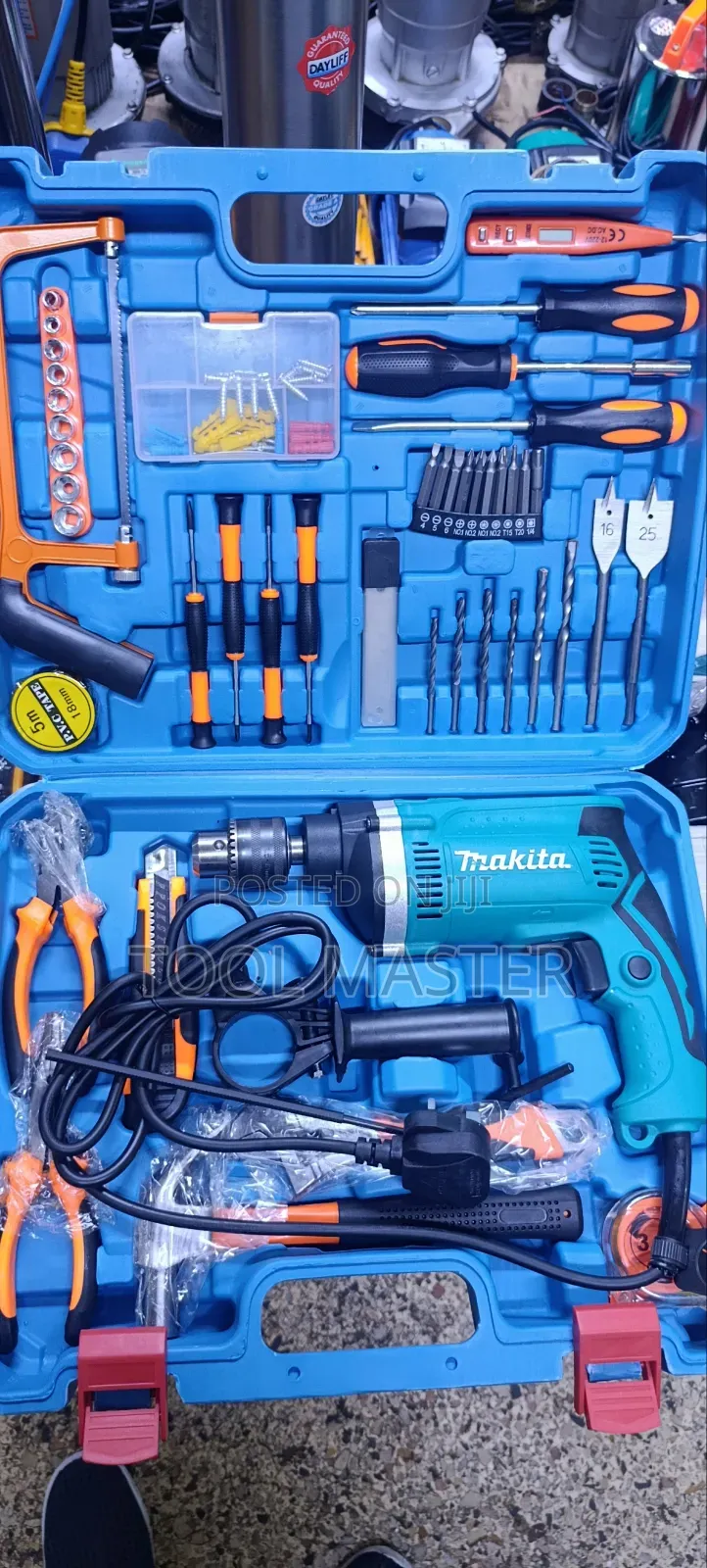 Makita Electric Toolkit/ Makita Electric Drillset With Toolbox