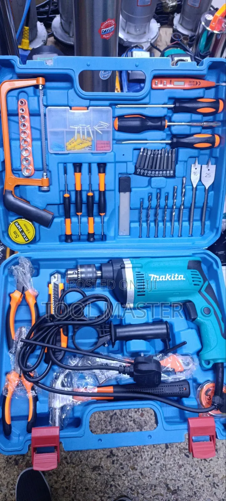 Makita Electric Toolkit/ Makita Electric Drillset With Toolbox