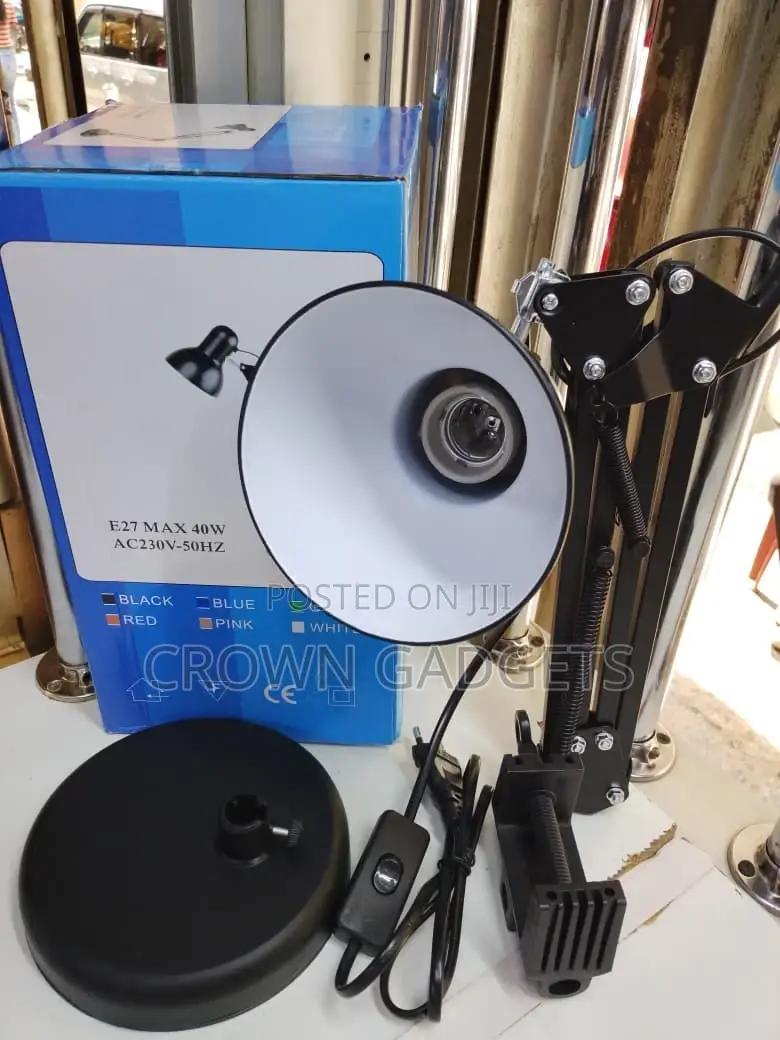 Adjustable E27 Study Lamp for Home Office Use