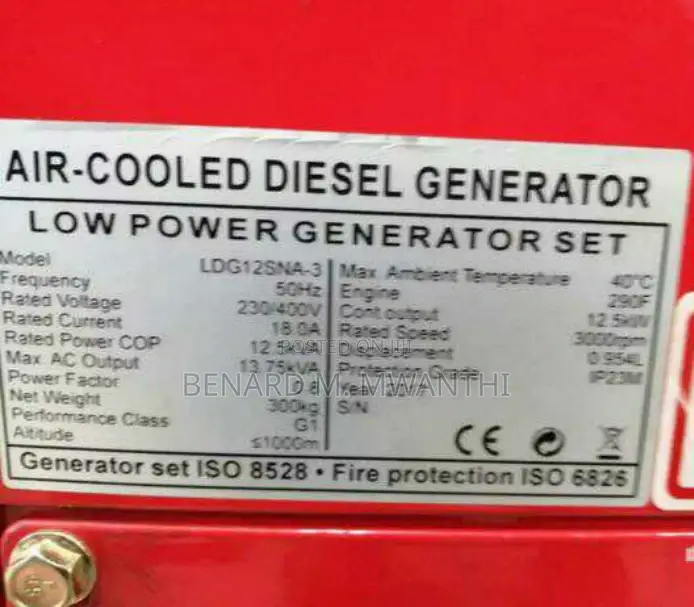 12.5kva Generator Set
