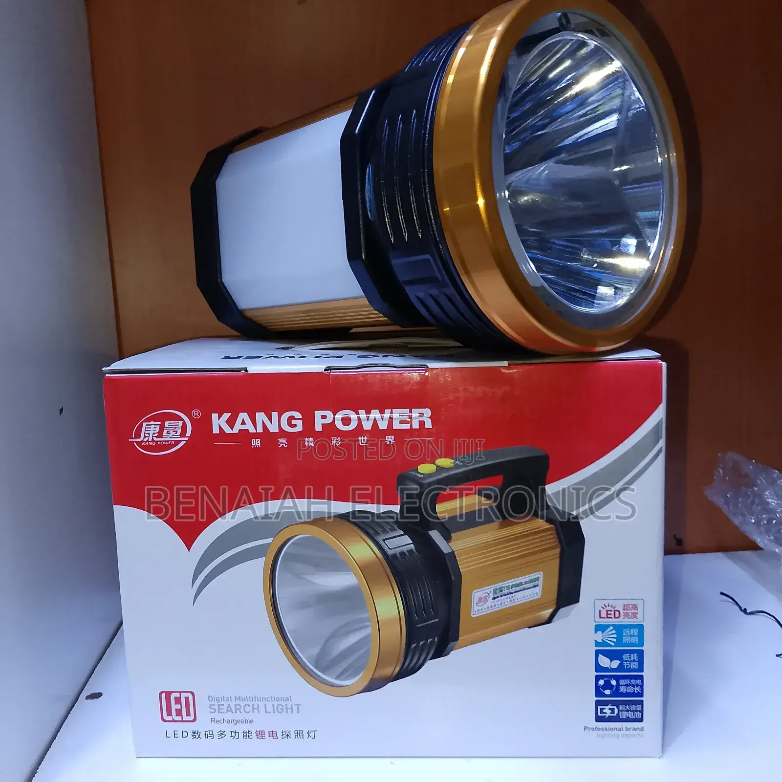 Rechargeable Torch High Quality 100 Watts Led Lamp Metallic