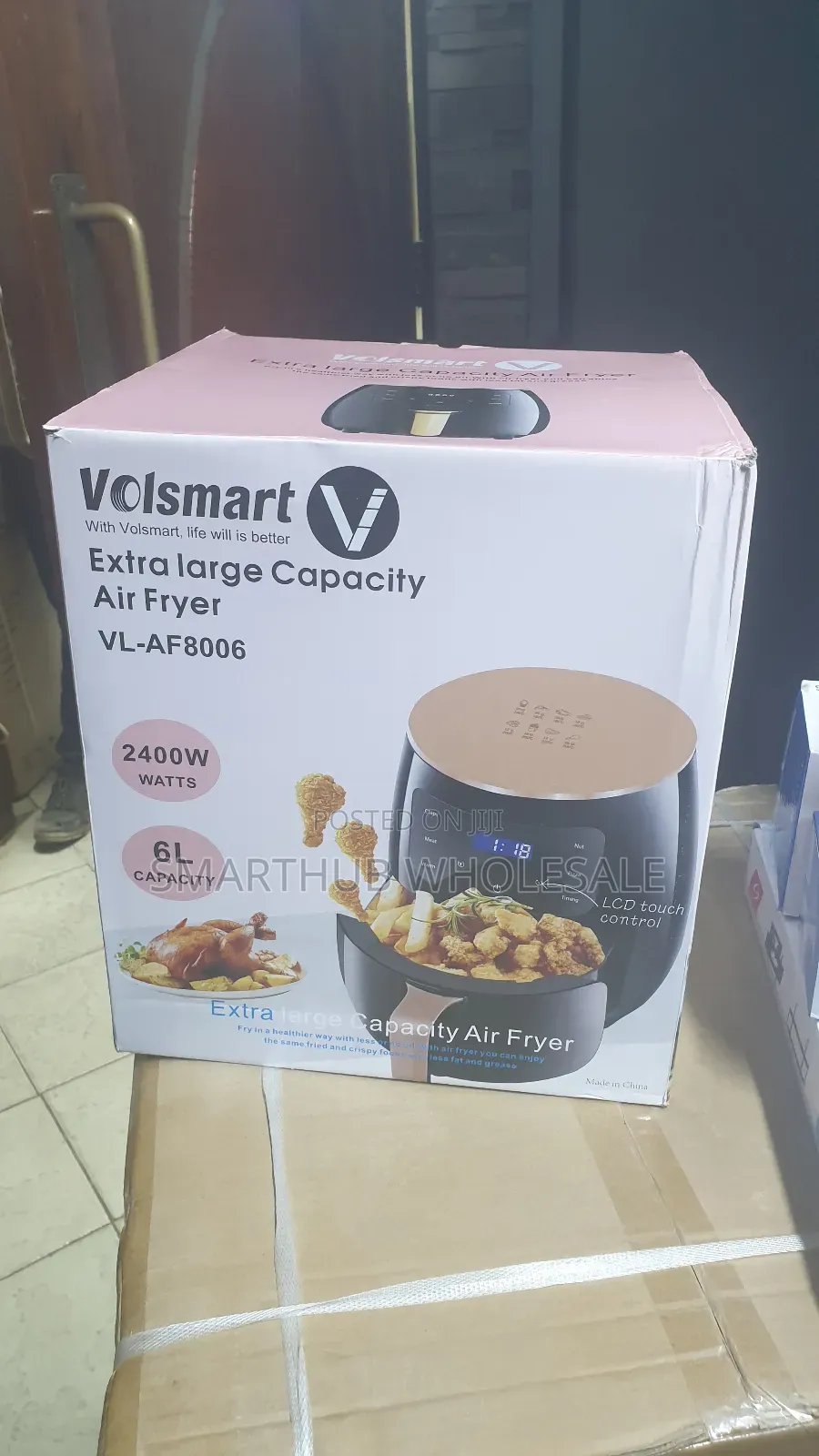 Volsmart 6l Digital Air Fryer – 2400w