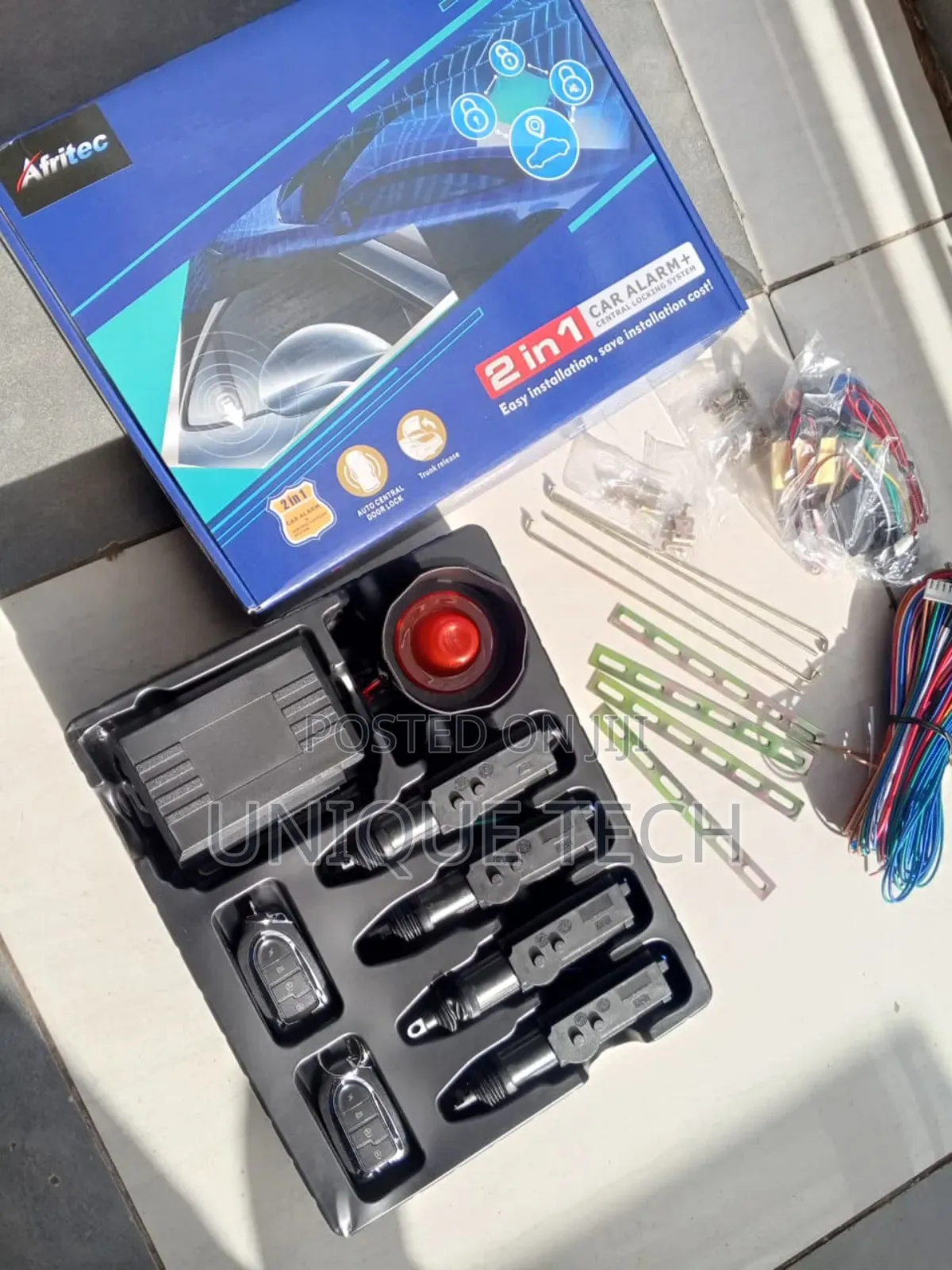 Car Alarm With Central Locking – 2-in-1 System