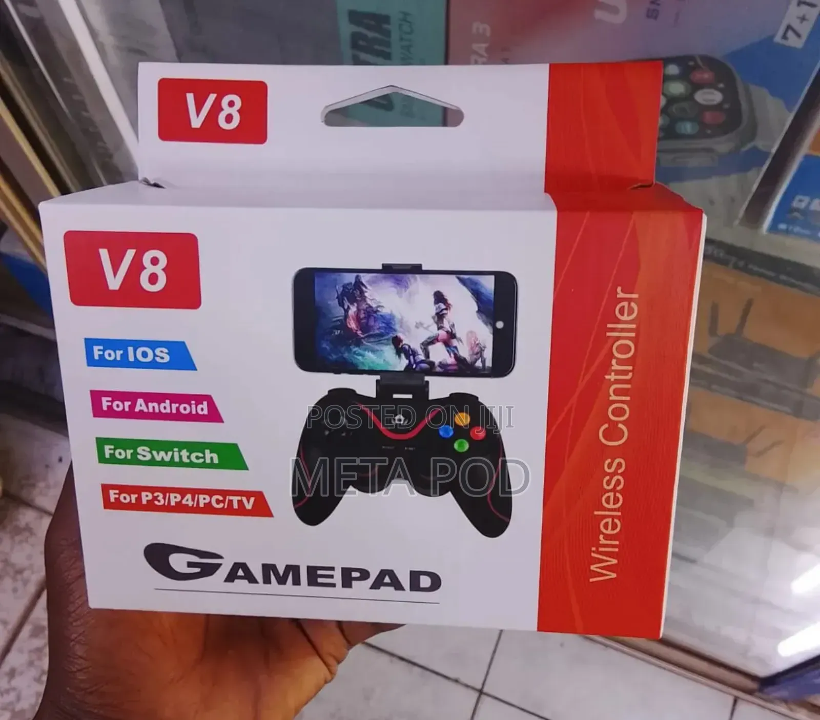V8 Bluetooth Gamepad Wireless Controller
