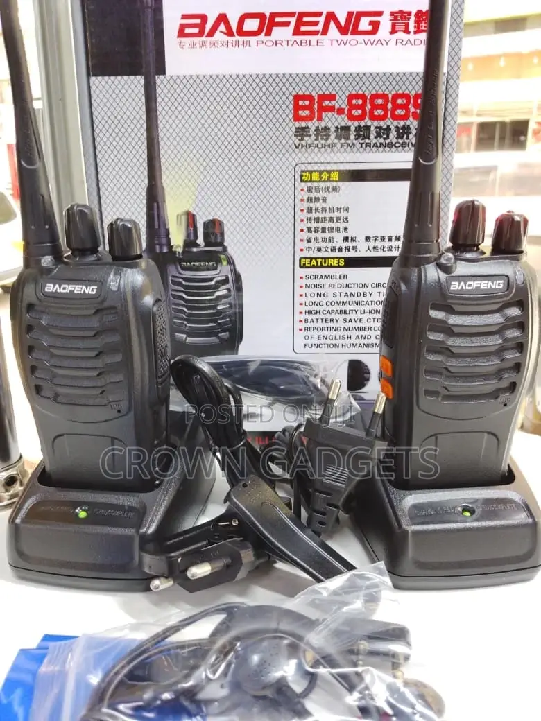 Portable Baofeng Bf-888s Walkie-Talkie for Outdoor Use