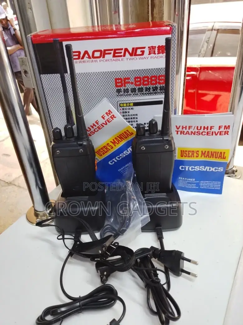 Bf-888s Walkie-Talkie Radio With 1500mah Battery