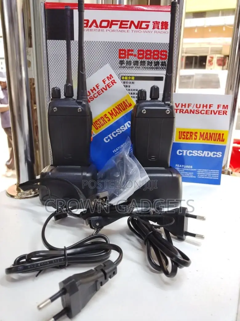 Bf-888s Walkie-Talkie Radio With 1500mah Battery