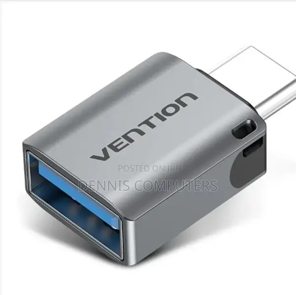 Vention Usb 3.0 Male to Usb-C Female Adapter Gray Aluminum Alloy Type
