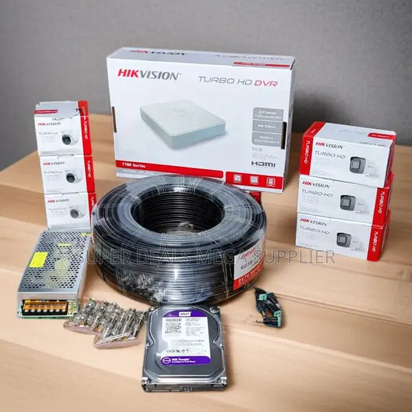 Hikvision 6 Turbo Hd 2mp 1080p CCTV Reliable Performance System Kit