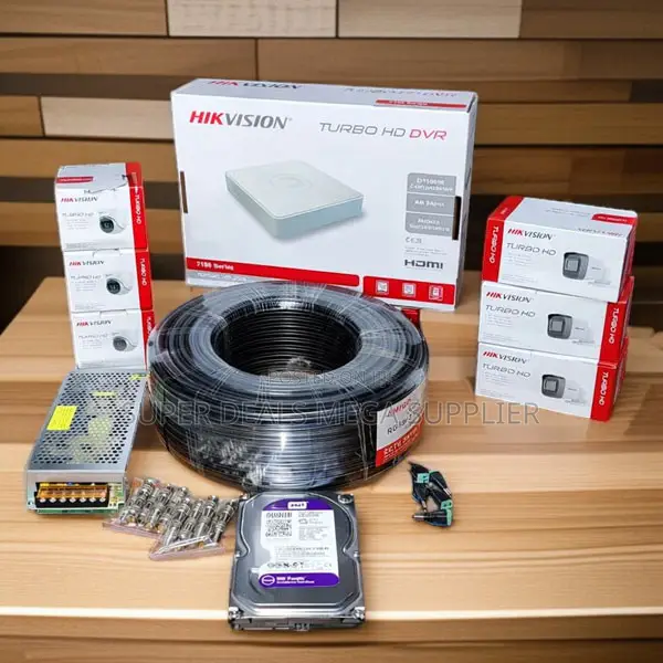 Hikvision 6 Turbo Hd 1080p Hd CCTV Home Security Complete System Kit