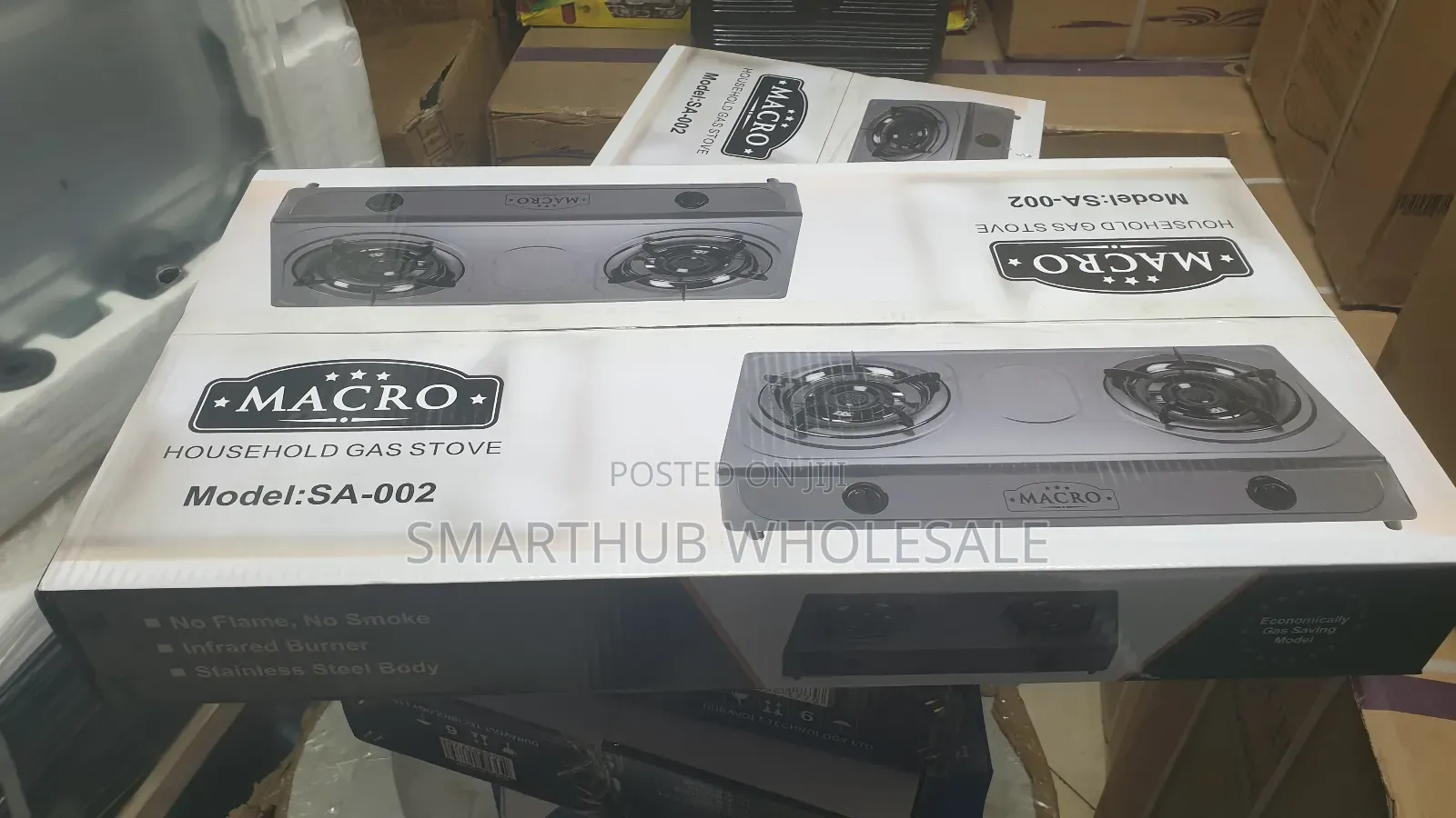 Nunix Macro Stainless Steel Nunixgas Cooker With Efficient Burner