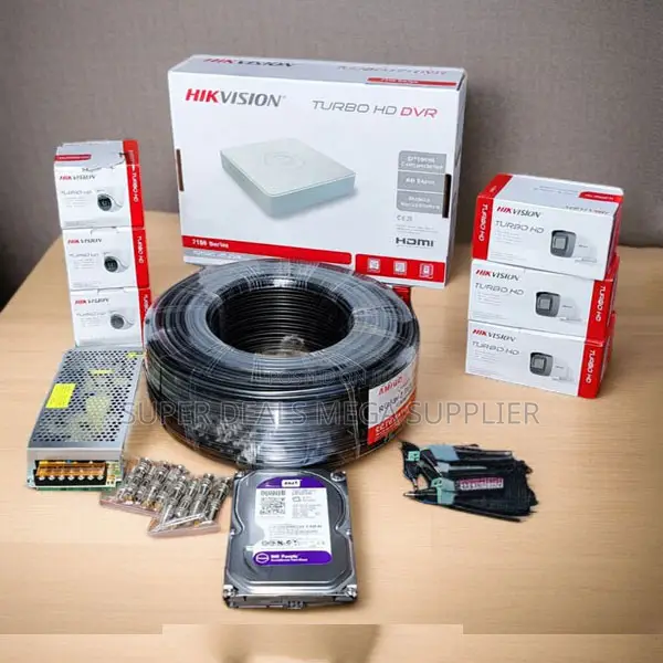 Hikvision 6 Turbo 1080p CCTV Smart Home Security Complete System Kit