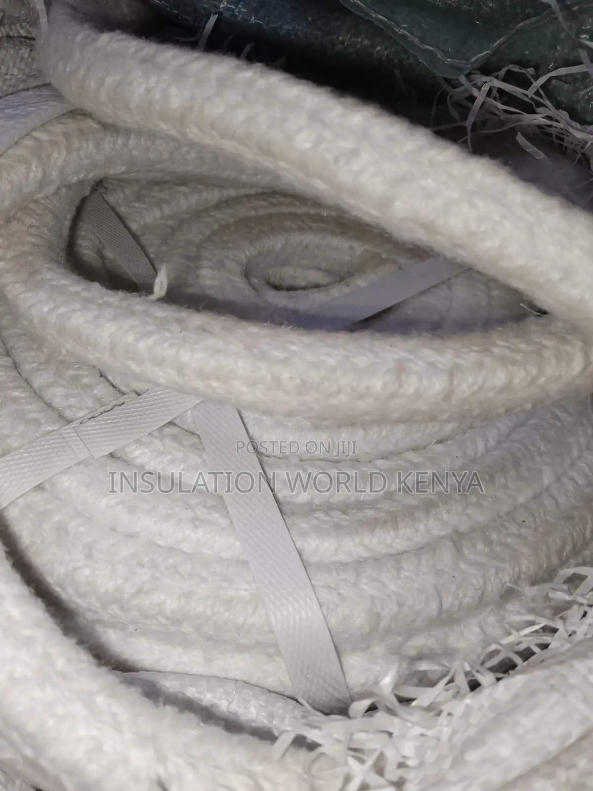 Ceramic Fiber Square Rope 1260°C – Heavy-Duty 16mm Non-Asbestos