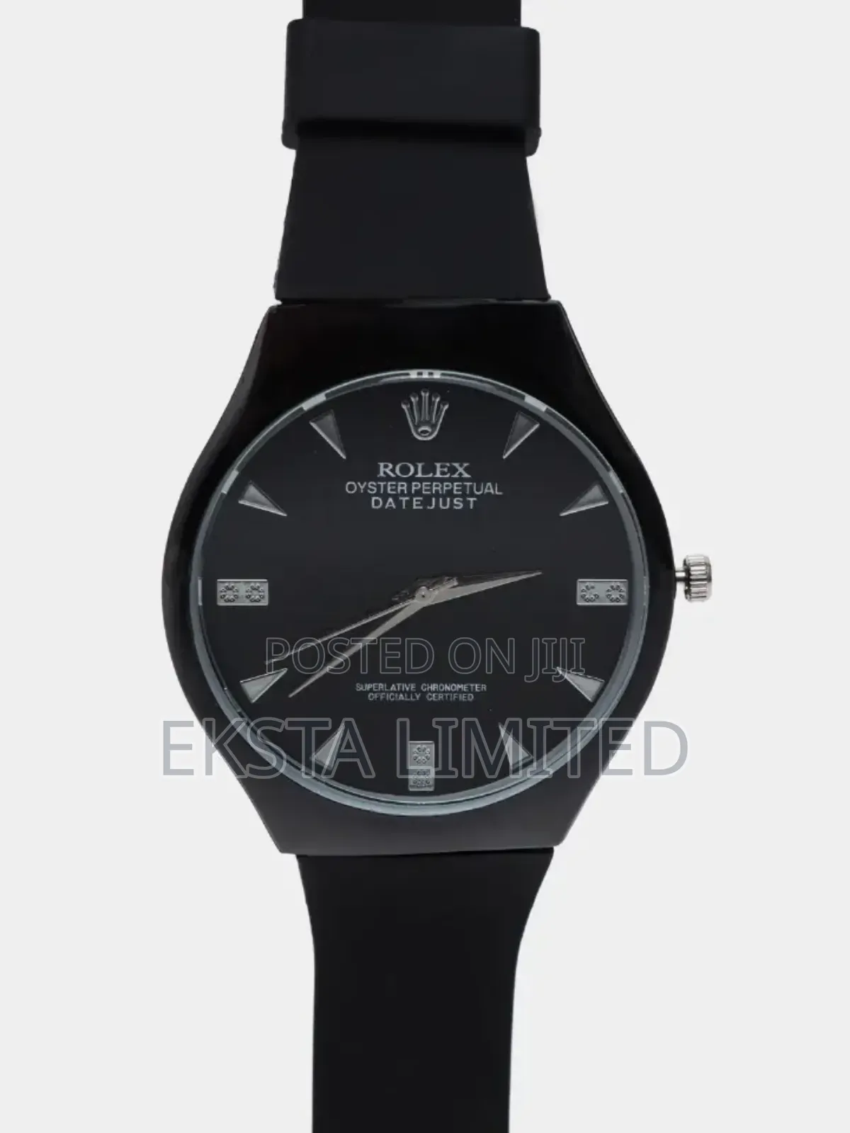 Generic Rubber Strap Rolex Watch