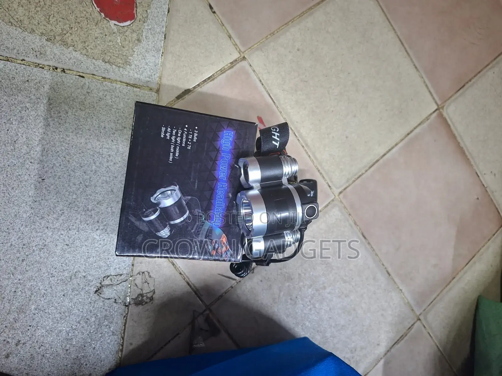 Powerful T6 Led Headlamp for Camping Hiking