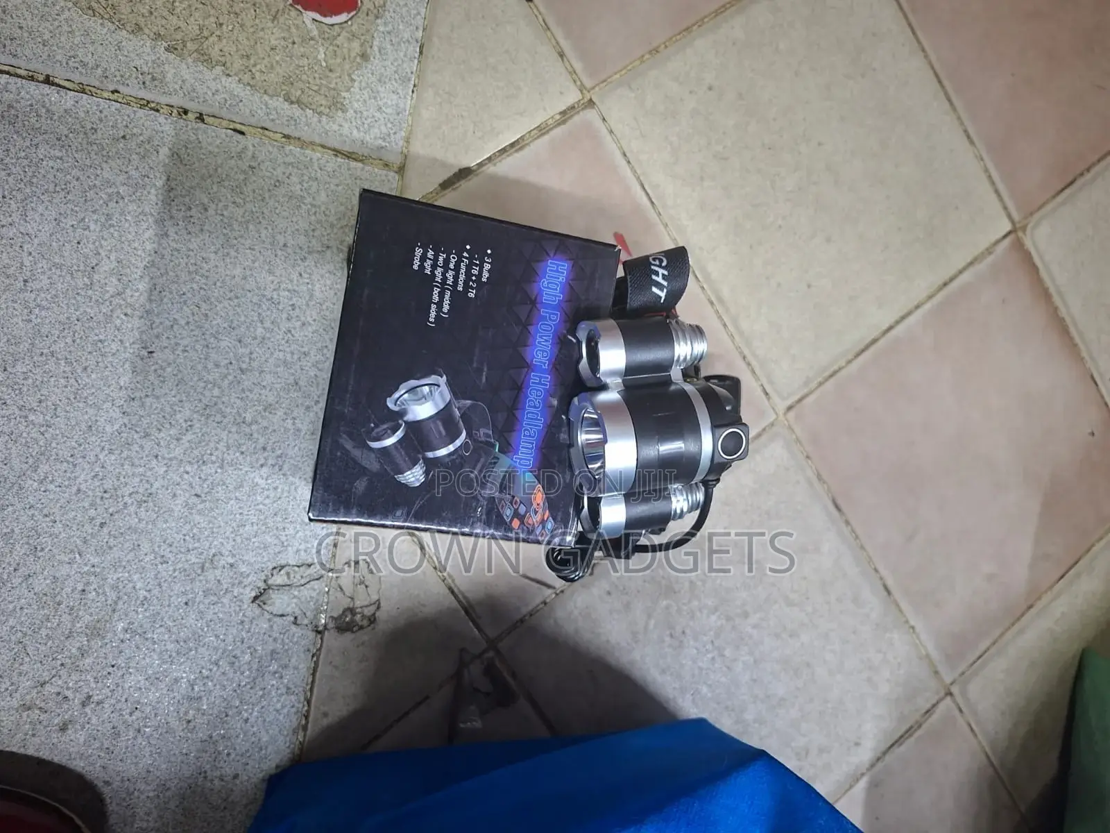 Powerful T6 Led Headlamp for Camping Hiking
