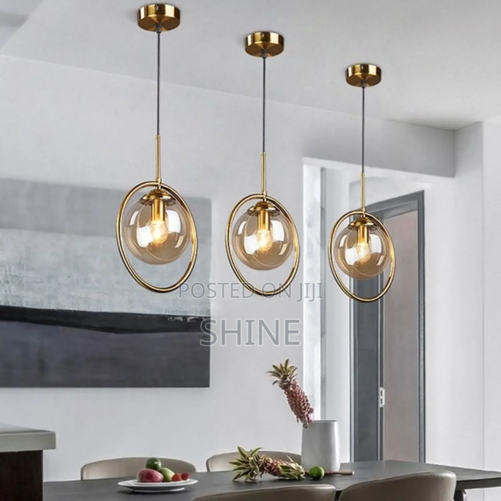 Ring Glass Pendant Light