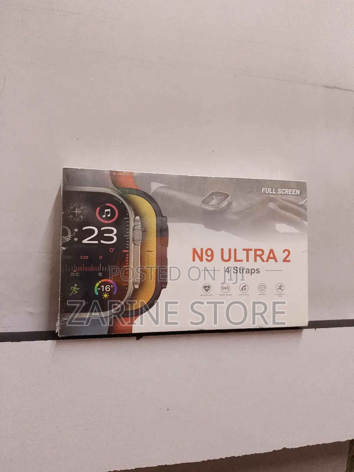 Hand Smart Watch N9 Ultra 2 With 4 Different Colour Straps