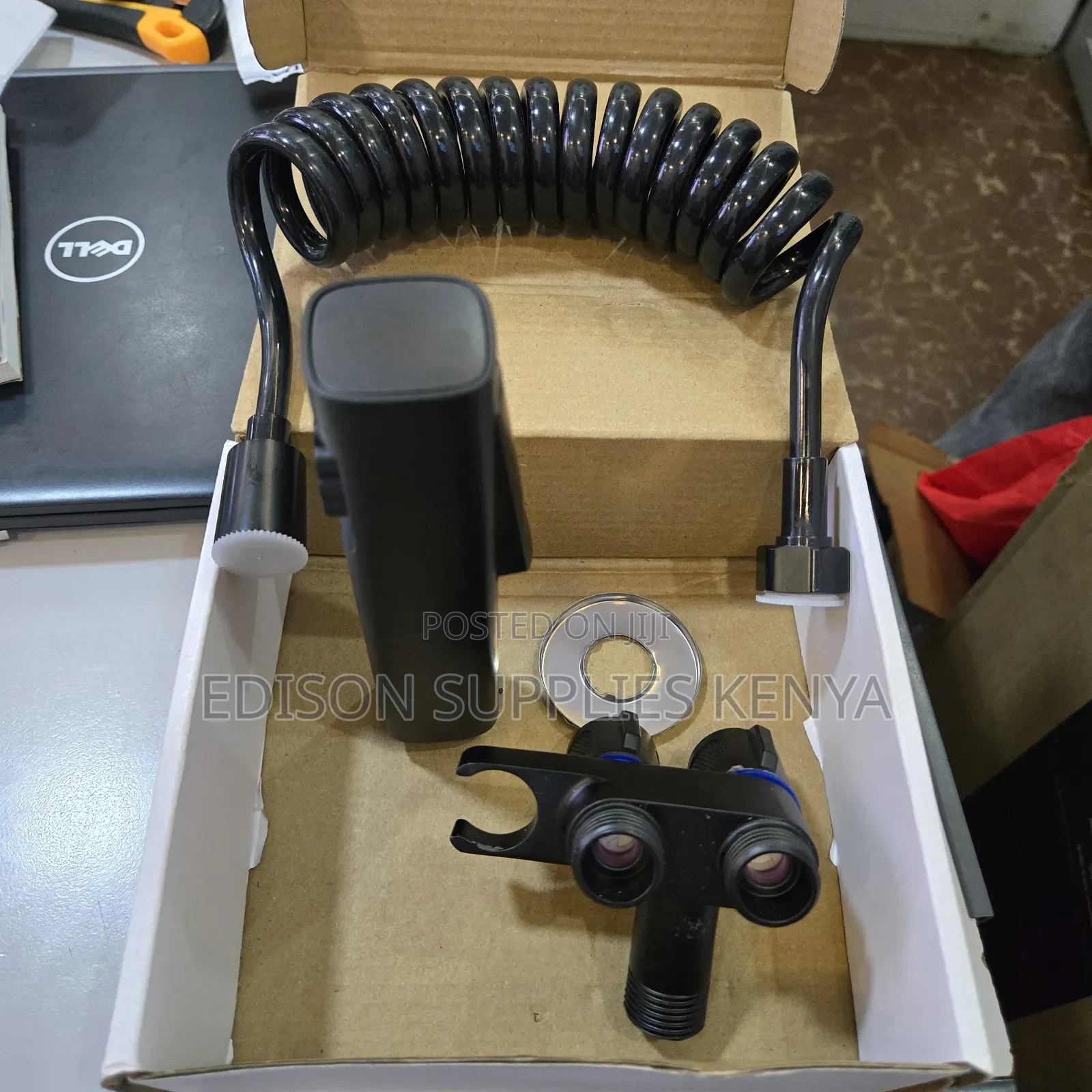 Black Arabic Shower With Angle Valve Shattaf Bidet Sprayers