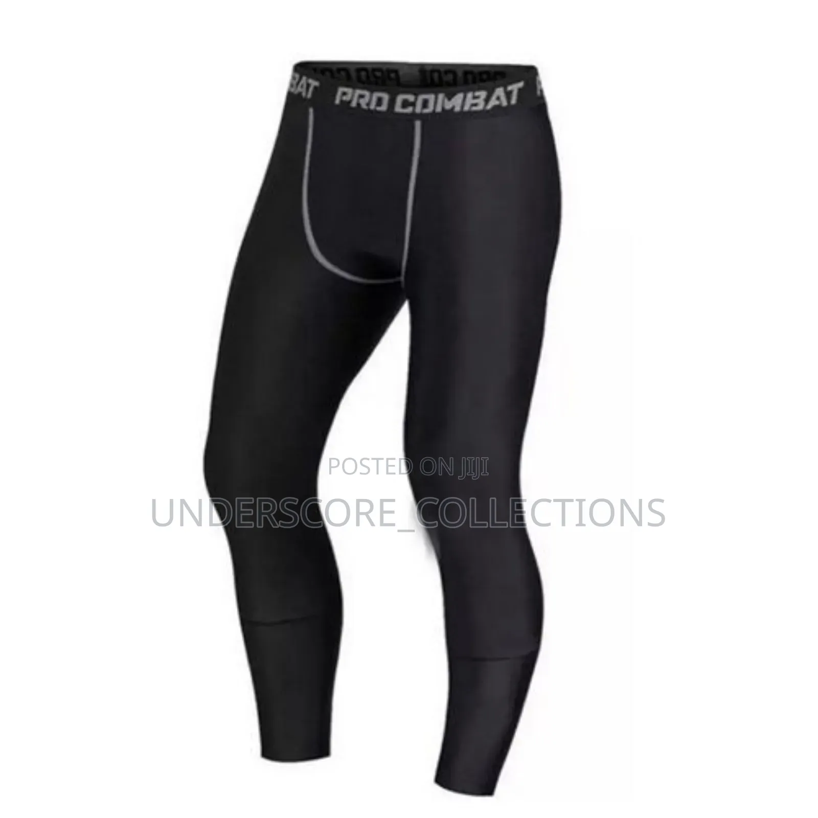 Black Compression Pants for Men