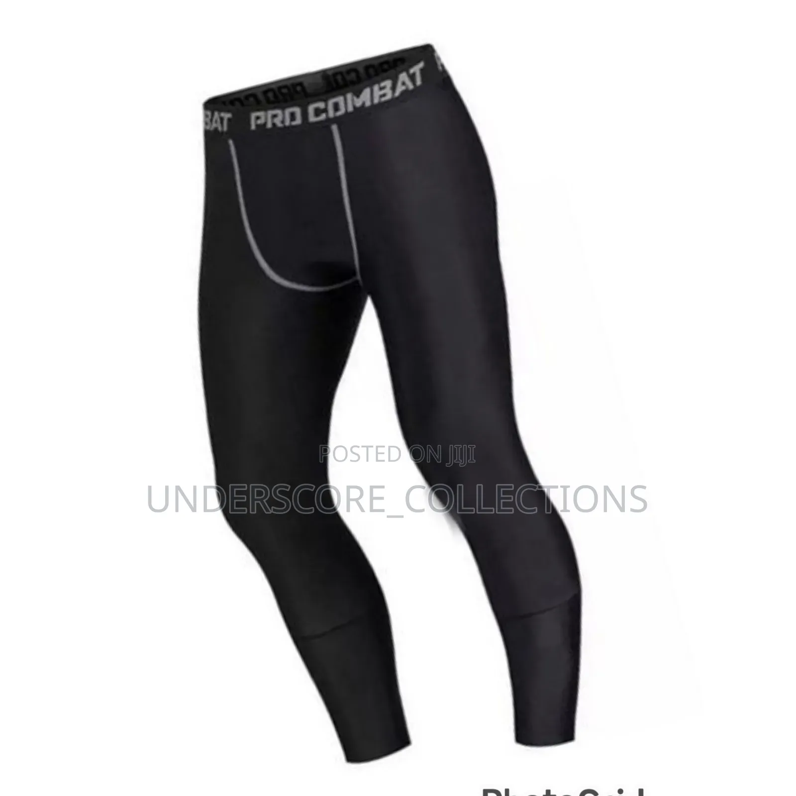 Black Compression Pants for Men