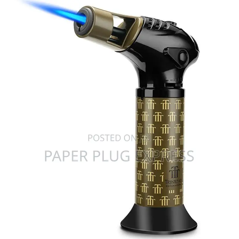 One Hand Ergonomic Torch Cigars Lighter