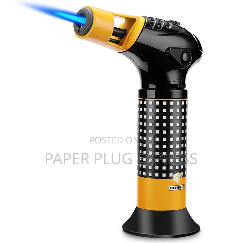 One Hand Ergonomic Torch Cigars Lighter