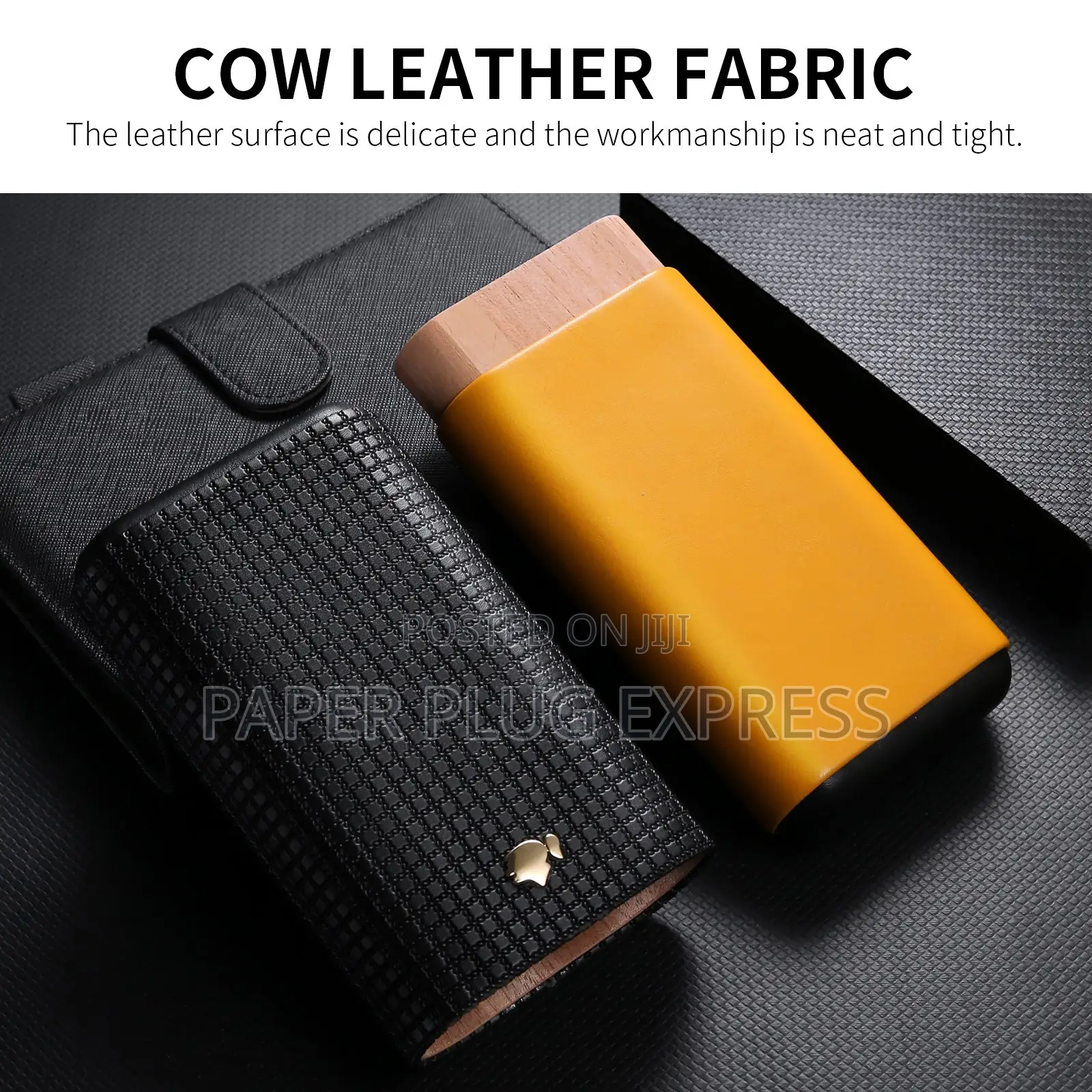 Cohiba Portable 3-Cigars Leather Case