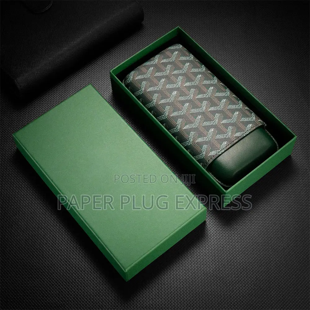 Goyard 3-Cigars Leather Case