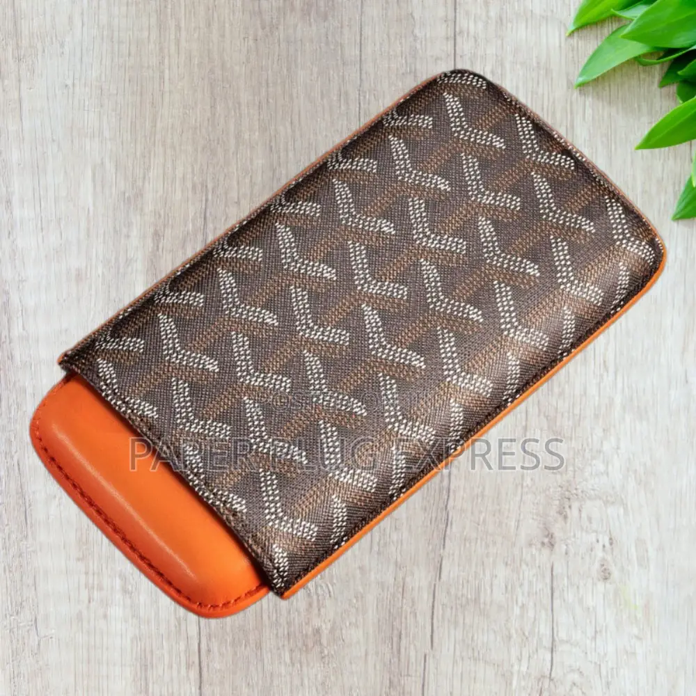 Goyard 3-Cigars Leather Case