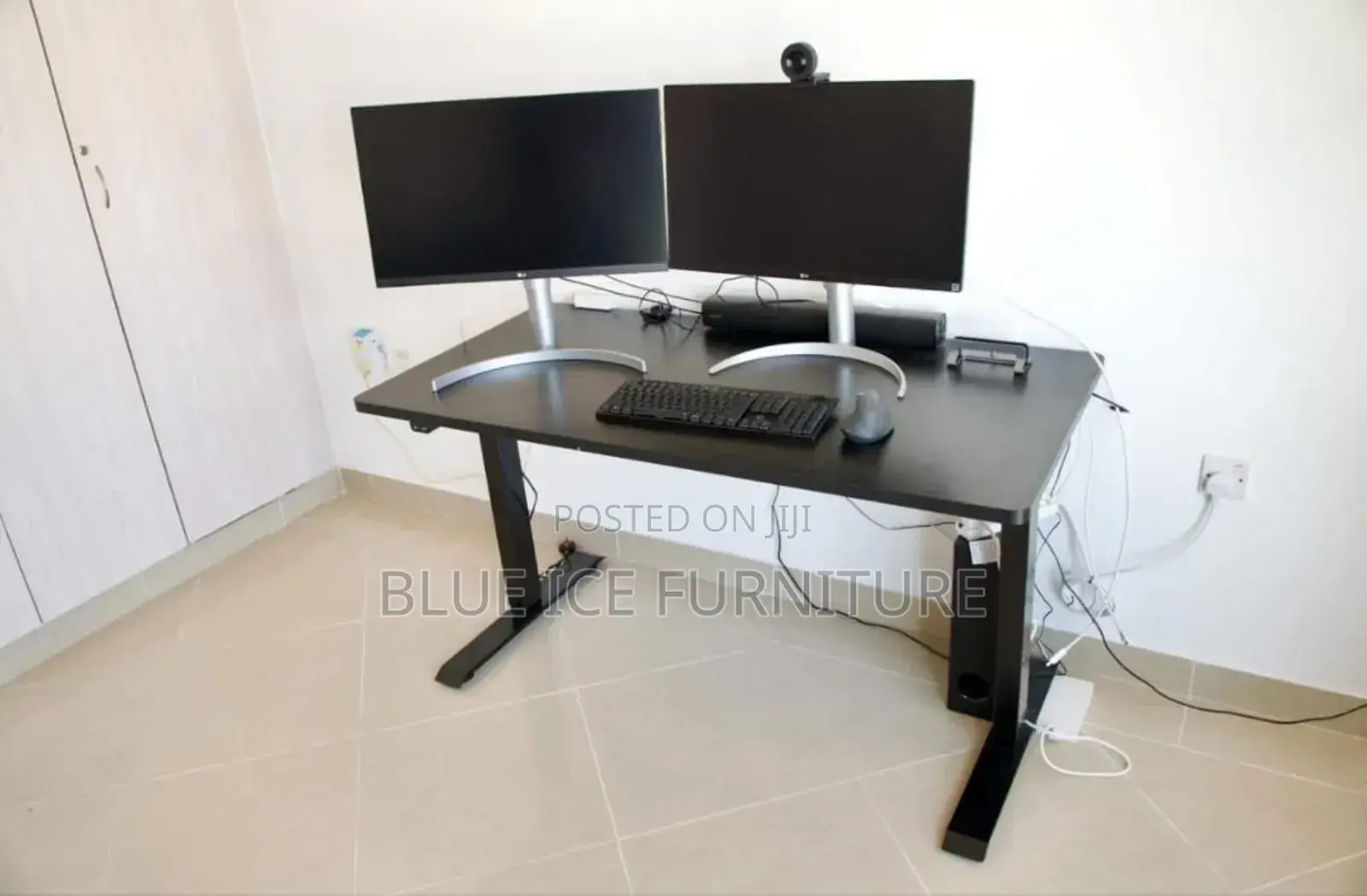 Black Electric Adjustable Desks