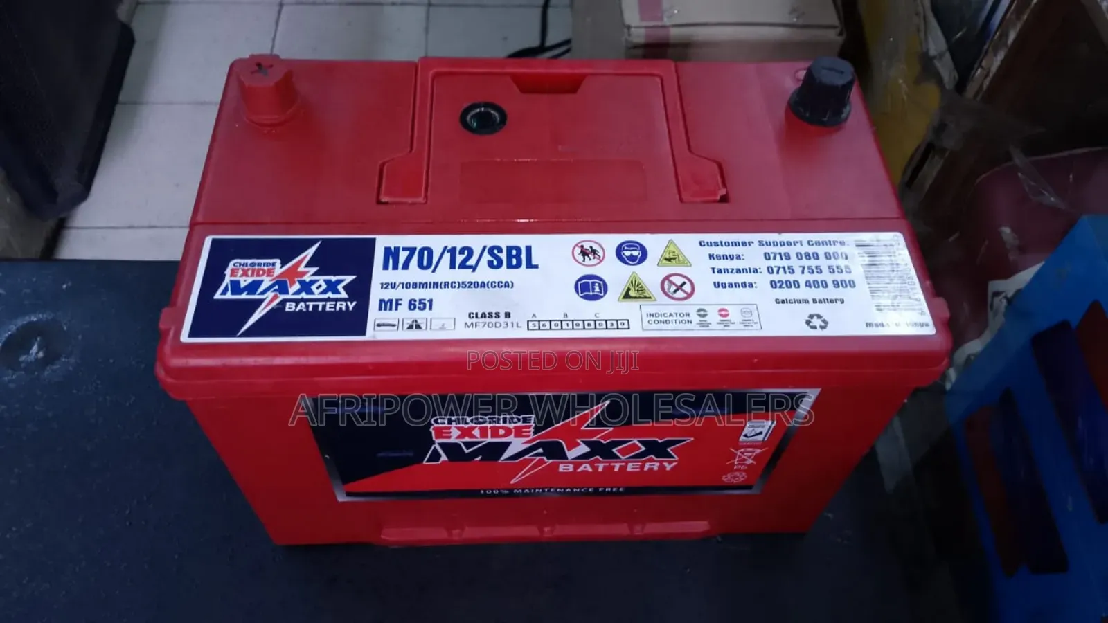 Chloride Exide Maxx N70 Car Battery Mf