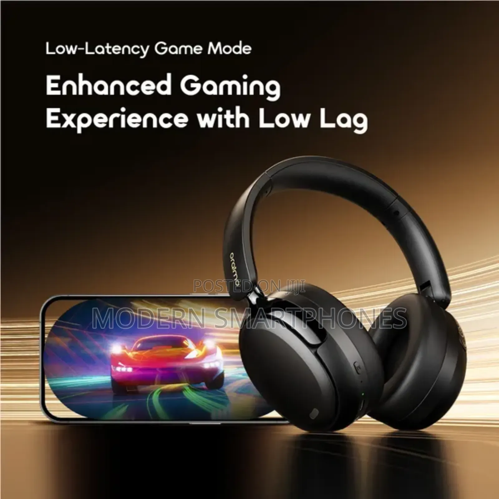 Oraimo Boompop N Wireless Hybrid Noise Cancelling Over-ear Headphones