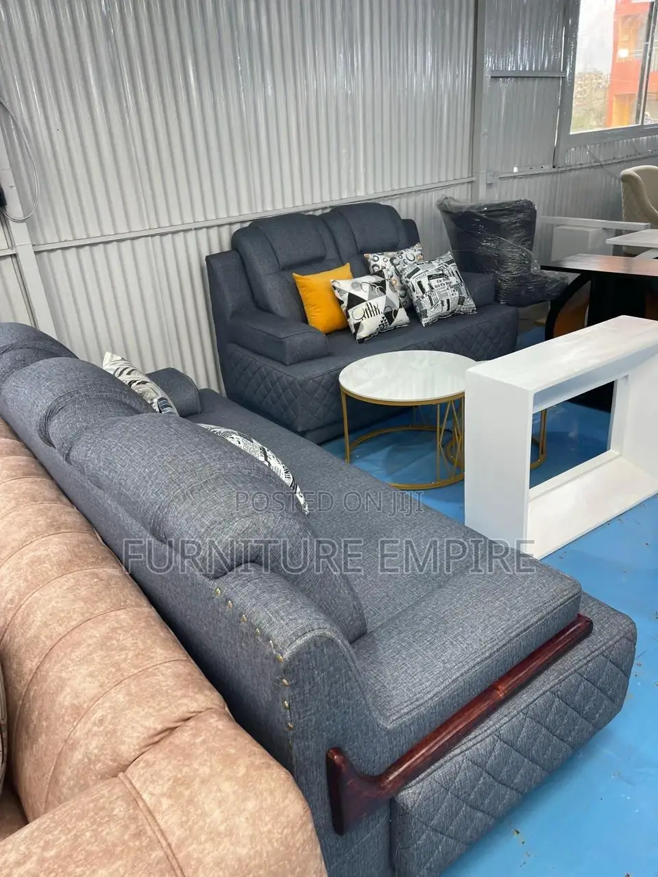Designer-Inspired 5 Seater Semi Recliner Sofa