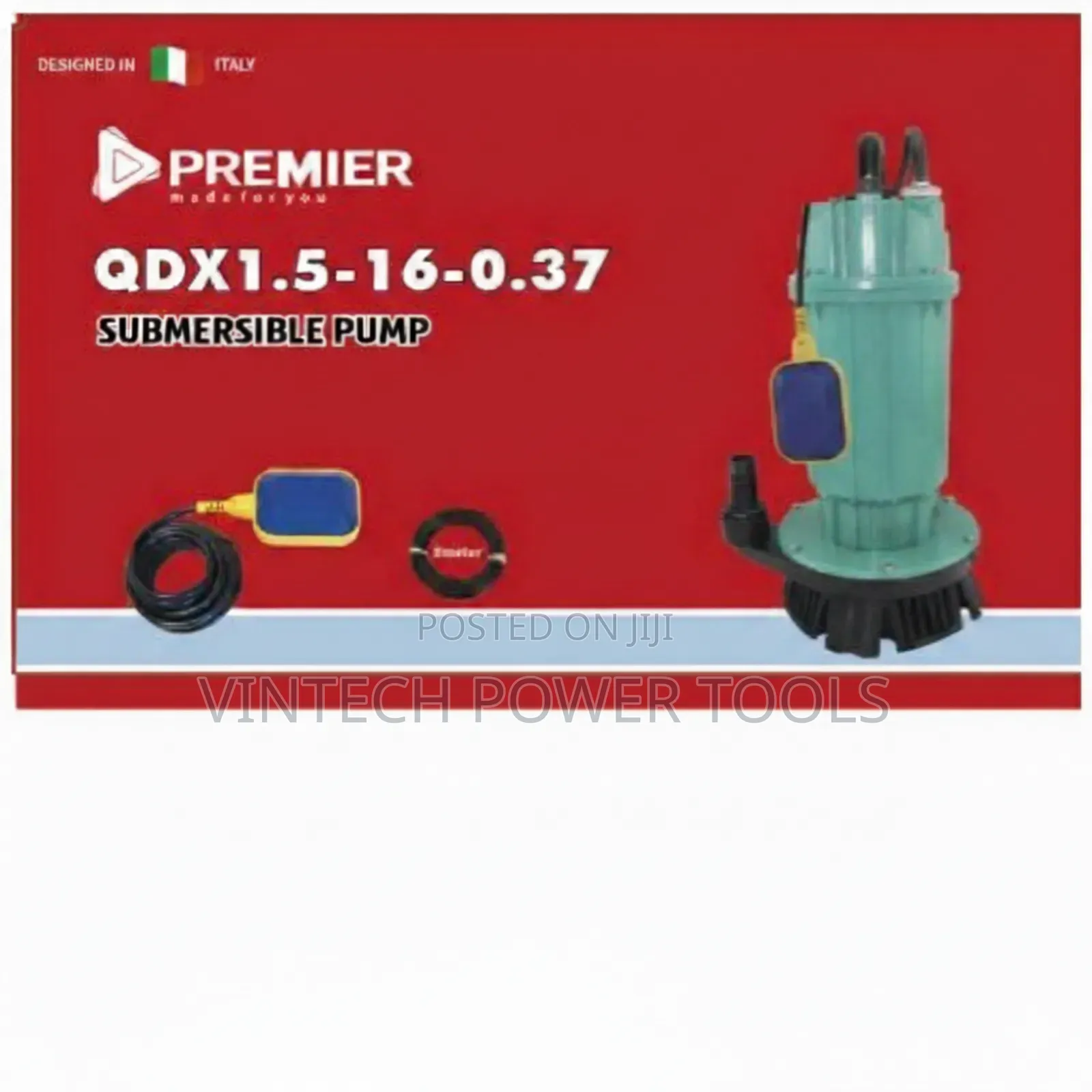 Premier Submersible Pump/QDX 0.5 Hp Pump